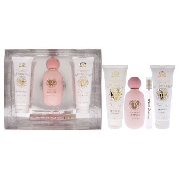 Prestige Princess Dreaming by New Brand for Women 4 Pc Gift Set - Picture 1 of 6